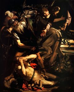Conversión de San Pablo por Caravaggio