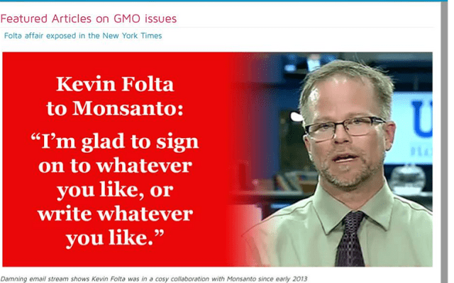 Meme en contra de Kevin Folta.