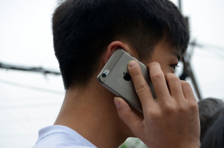 Llamada por teléfono móvil