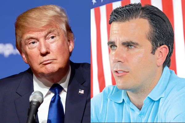 Donald Trump y Ricardo Rosselló