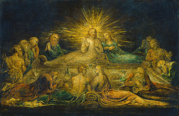 La Última Cena - por William Blake (1799)