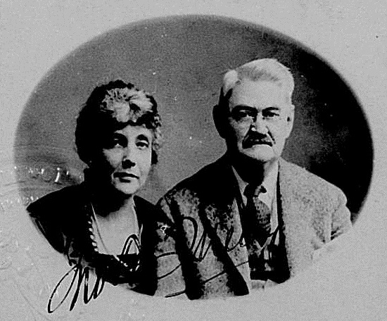 Olga Mendez Monsanto y John Francis Queeny.