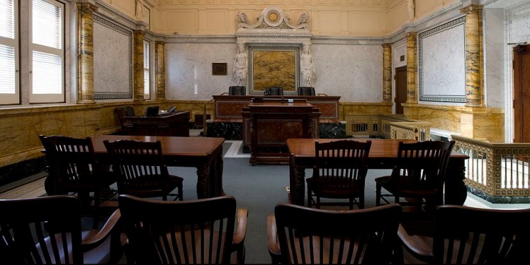 Fotografía de un tribunal