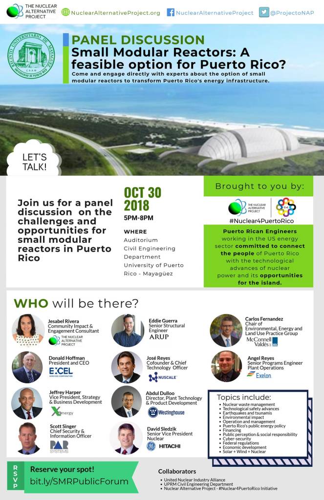 Anuncio actividad de Mayagüez