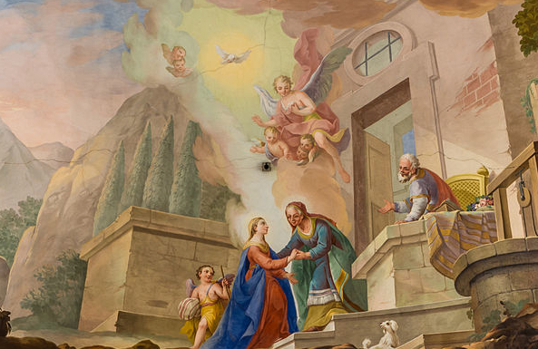 La visita de María a Isabel por Josef Adam Mölk (1773)