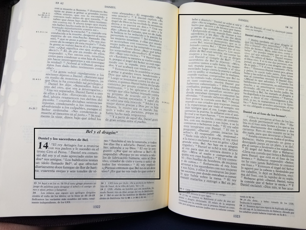 Biblia de Jerusalén - Bel y el dragón