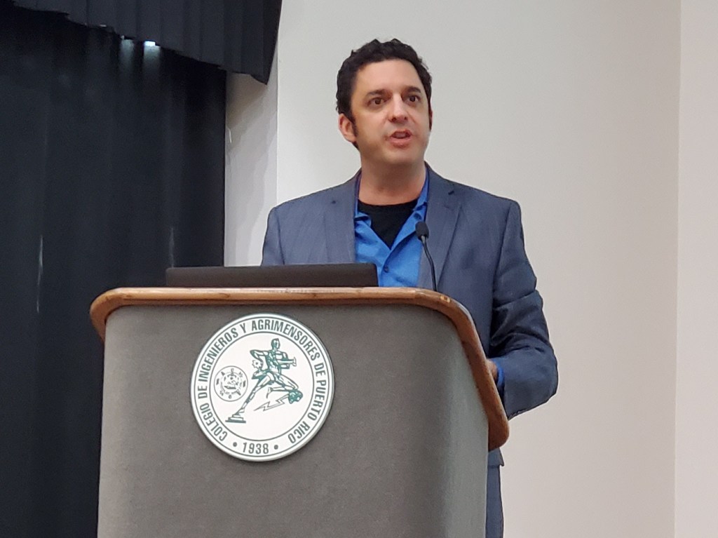 David Silverman en la Asamblea Nacional de Ateístas de Puerto Rico, 2020. (c) 2020, Pedro M. Rosario Barbosa. Licencia: CC-BY 4.0+.