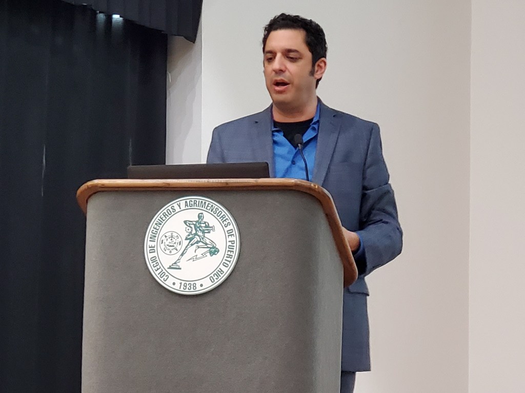 David Silverman en la Asamblea Nacional de Ateístas de Puerto Rico, 2020. (c) 2020, Pedro M. Rosario Barbosa. Licencia: CC-BY 4.0+.