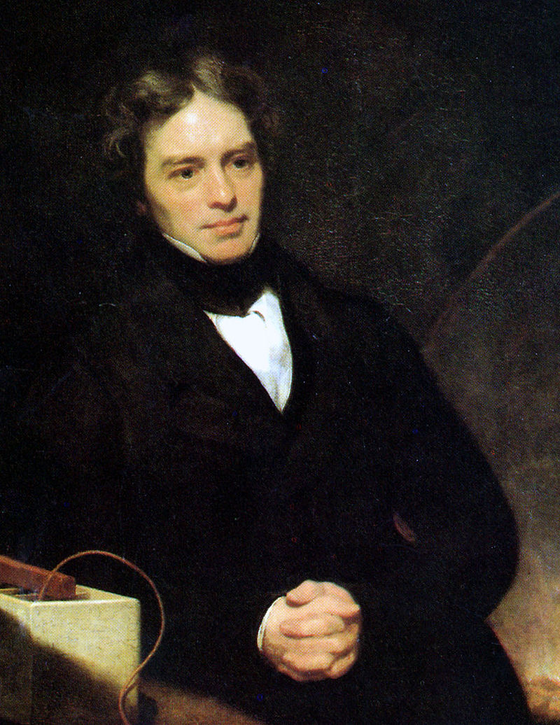 Retrato de Michael Faraday por Thomas Phillips (1842)