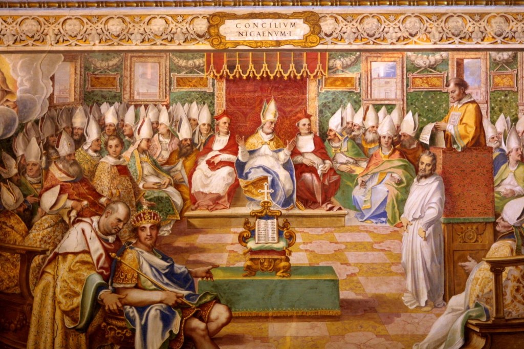 Representación del Concilio de Nicea