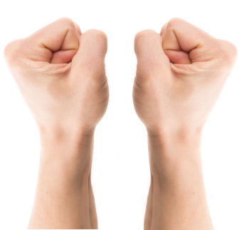 Contrapartidas con puños