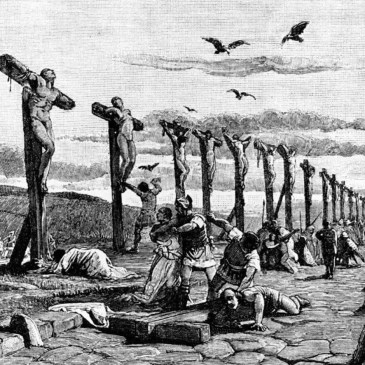 Crucifixión en la Vía Apia