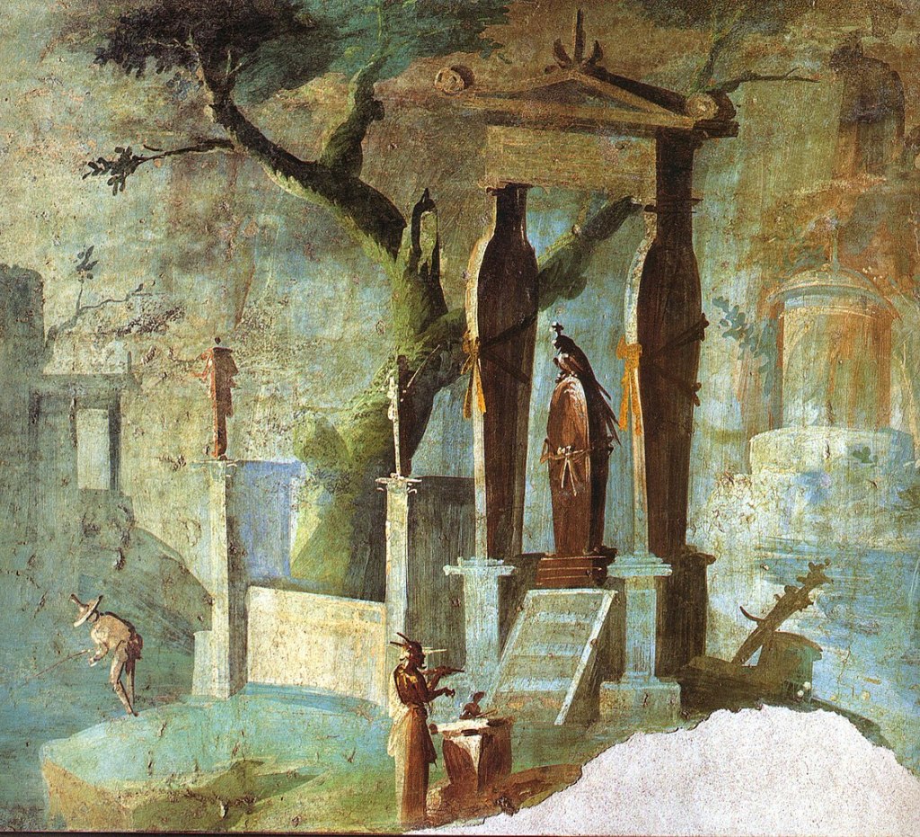 Fresco de la Antigua Pompeya