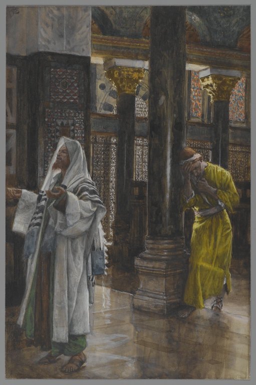 El fariseo y el publicano de James Tissot