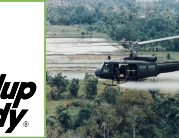 Banner: Agente naranja con Roundup