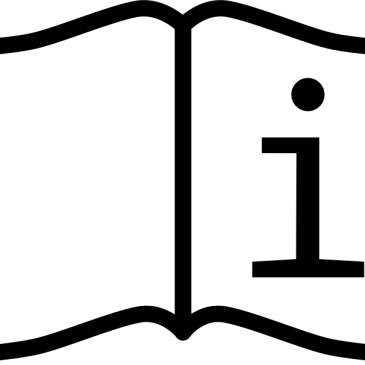 Imagen de símbolo de consulta a un manual