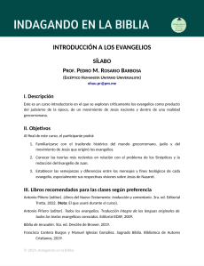 Imagen de la primera página del sílabo