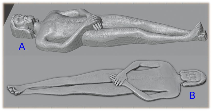 Relieves del hombre de la Síndone