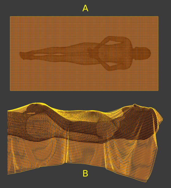 Simulación de la dinámica de la tela
