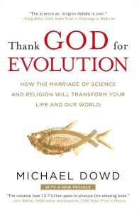 Portada del libro "Thank God for Evolution"