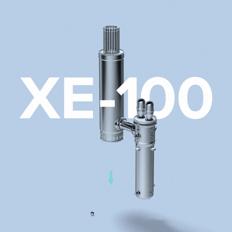 Imagen del núcleo del Xe-100